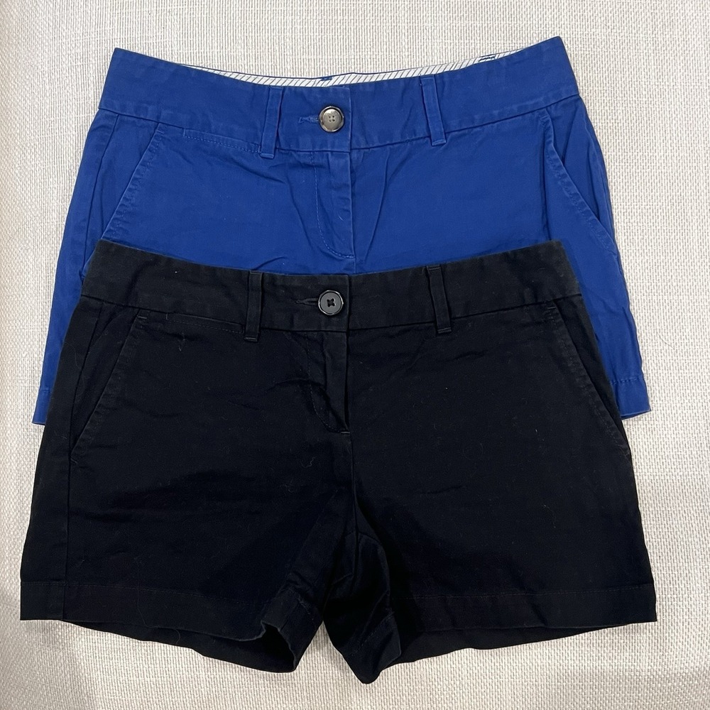 Lot Of 2 Anne Taylor Loft Chino Shorts Size 0